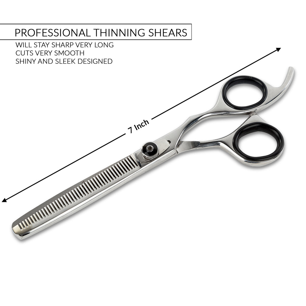 Laazar 6.5-Inch 22-Tooth Pet Thinning Shears - Professional Grooming Scissors For Dogs & Cats Laazar 6.5-Inch 22-Tooth Pet Thinning Shears - Professional Grooming Scissors For Dogs & Cats