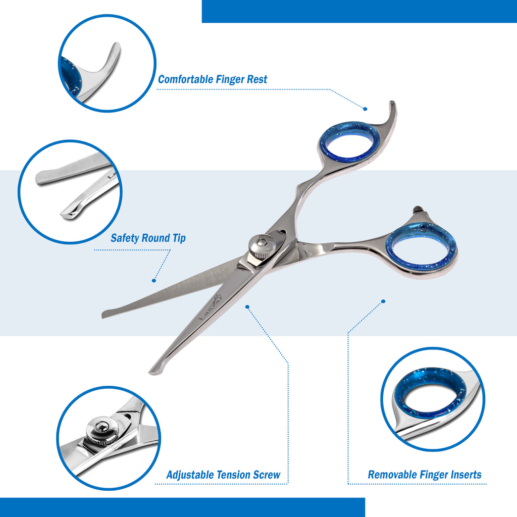 Pro Grooming, 5.5 Inch, Ear and Nose Grooming Shear with Safety Tip