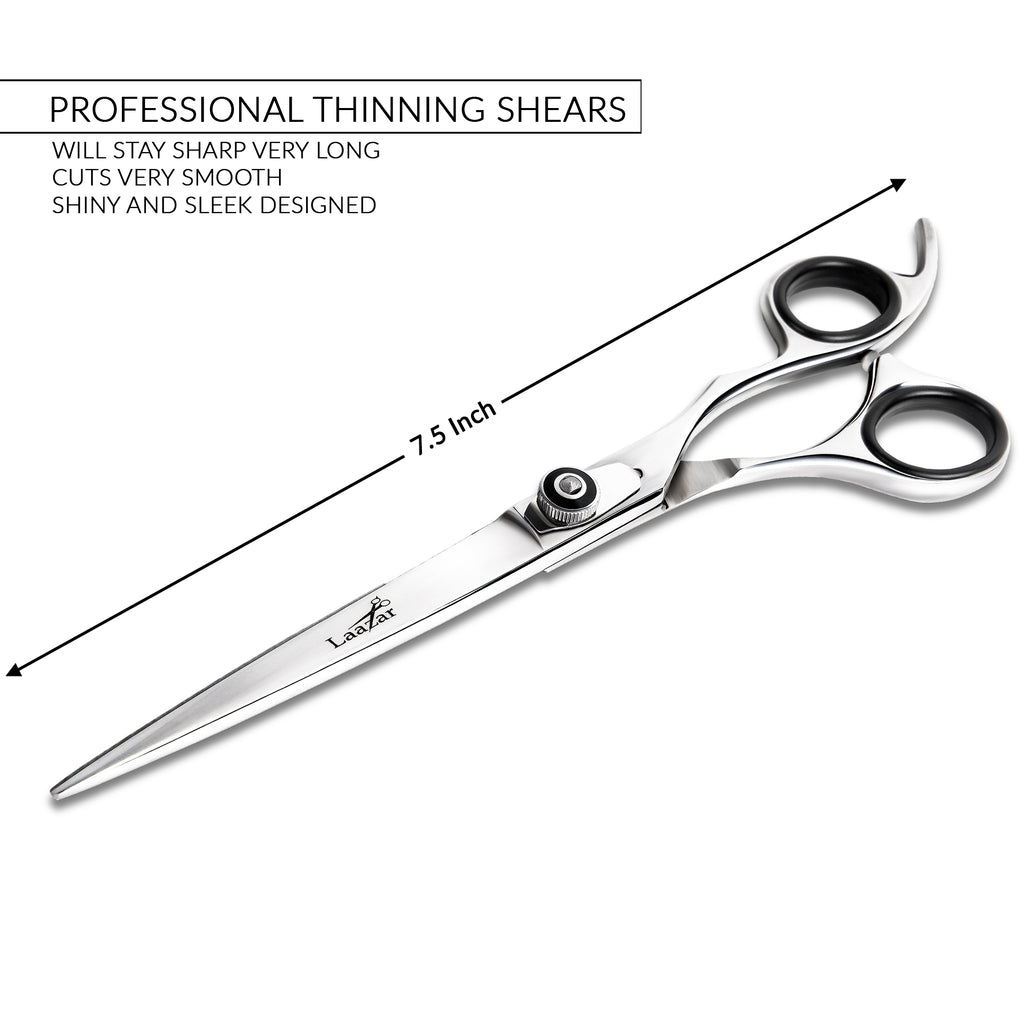 Onyx Grooming, 7.5 Inch Convex Edge Straight Scissors – Sharf Shears