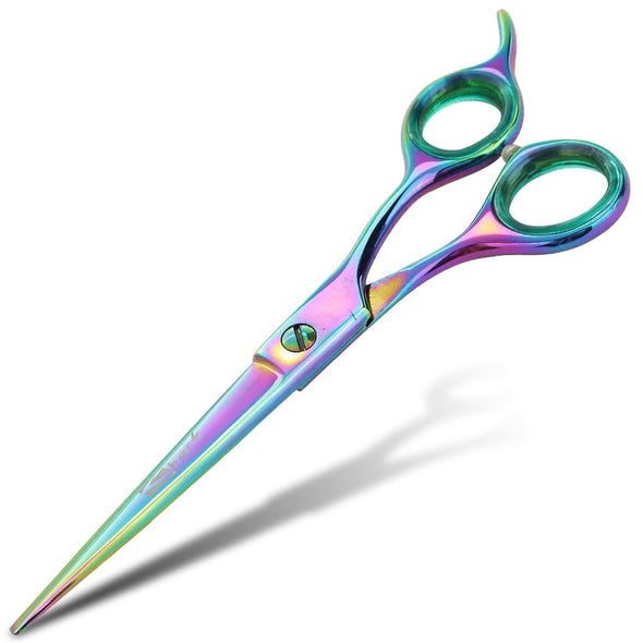 Rainbow Grooming, 6.5 Inch Straight Grooming Scissors