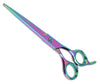 Rainbow Grooming Kit: 7.5 Inch Straight Scissors & 6.5 Inch, 42-Tooth Thinning Shears