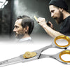 Gold Touch Barber, 7.5 Inch Straight Scissors