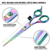 Rainbow Grooming, 6.5 Inch Straight Grooming Scissors