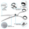 Onyx Grooming, 7.5 Inch Convex Edge Curved Scissors