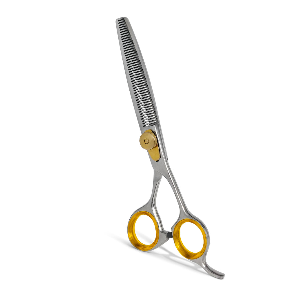Gold Touch Grooming, 7 Inch, 46-Tooth, Slim Tip Thinning Shears – Sharf ...